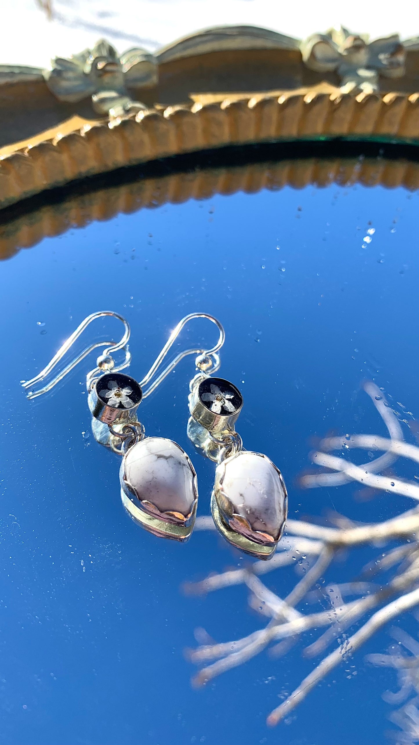 Dainty Forget-Me-Not Earrings