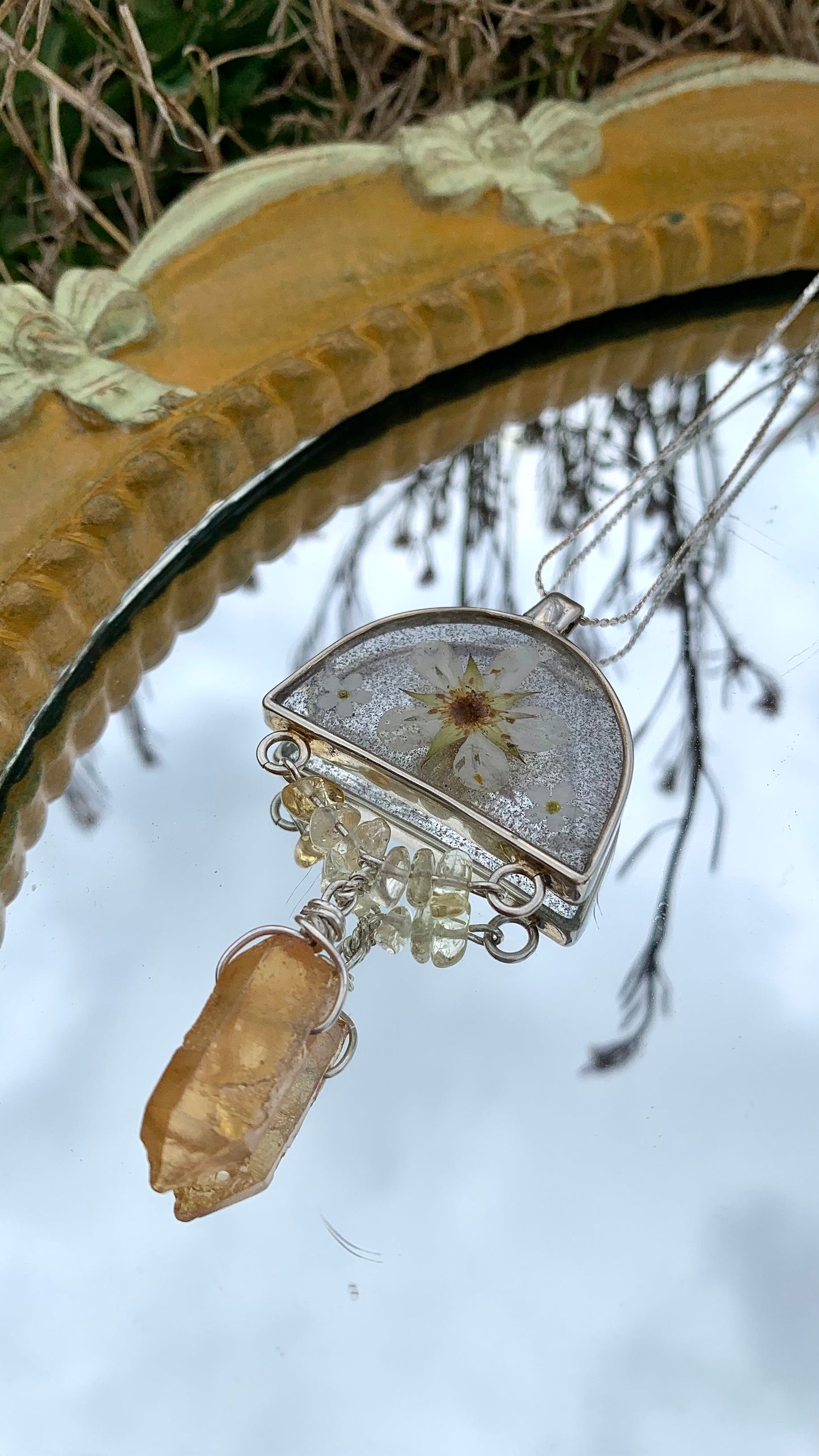 Strawberry Bloom Necklace