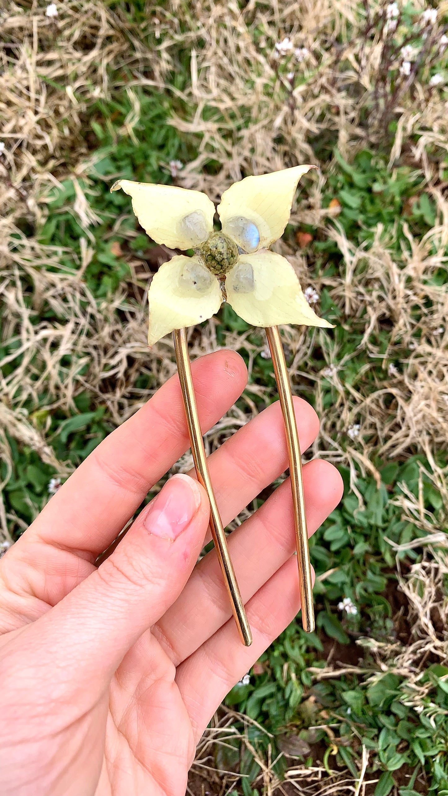 Charmed Dogwood Hairpins