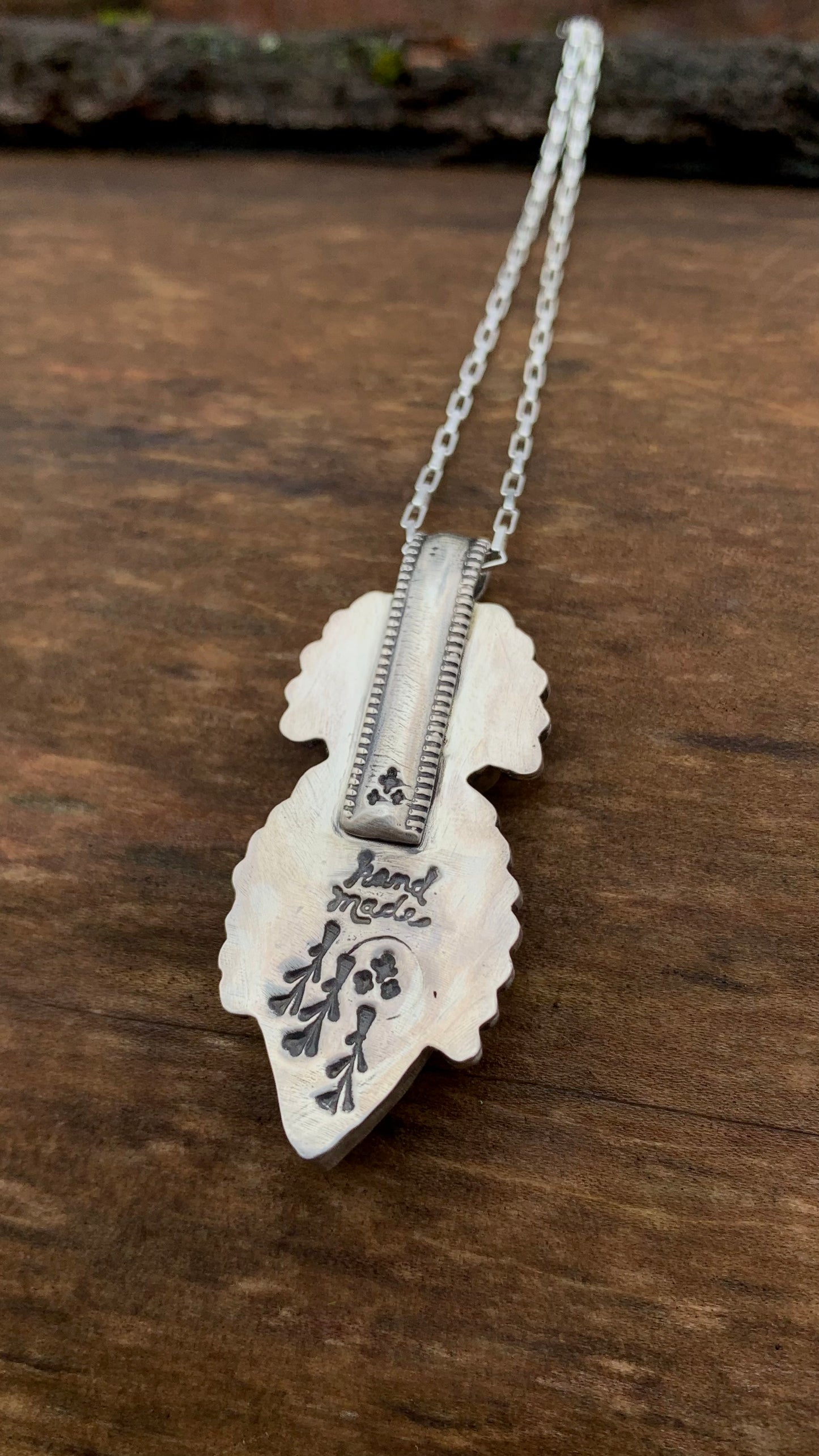 Firey Garent & Juniper Necklace