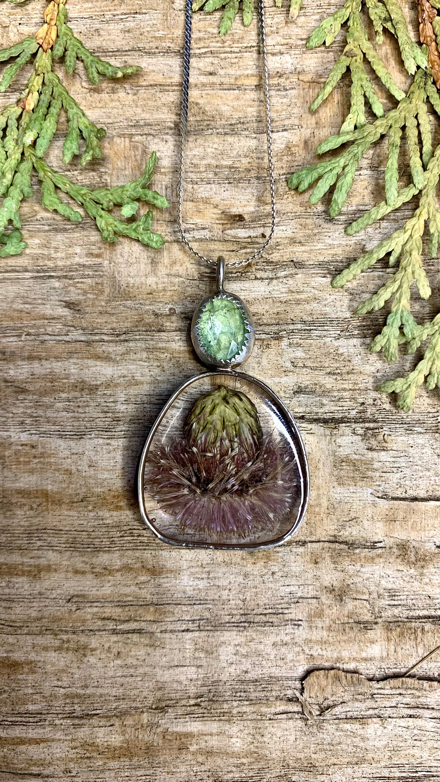Thistle & Moss Kyanite Necklace