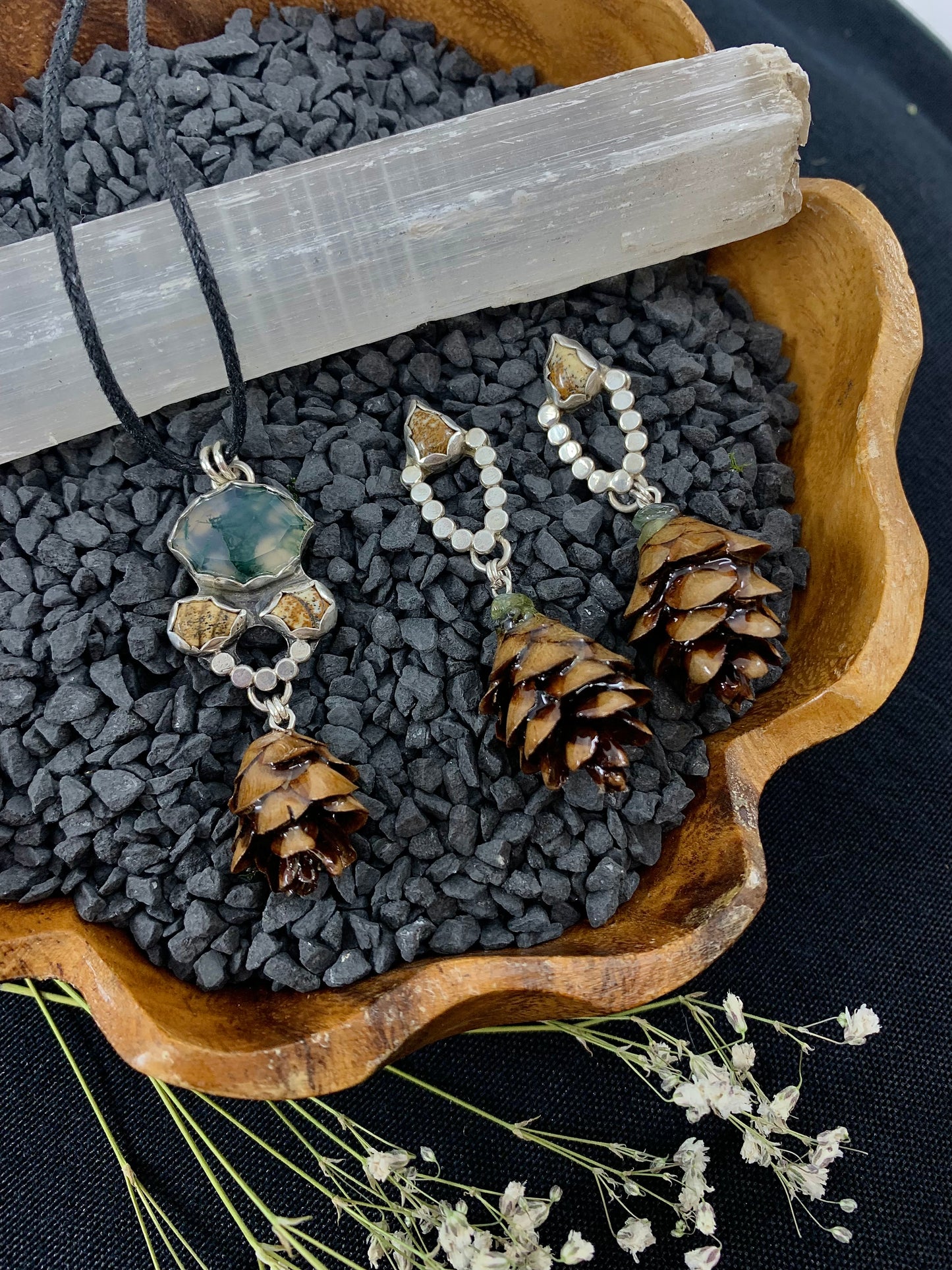 Hemlock Pinecone Earrings