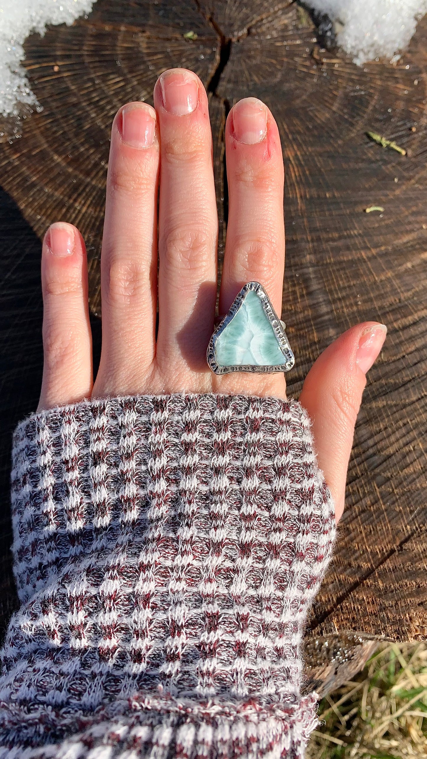 Larimar Statement Ring