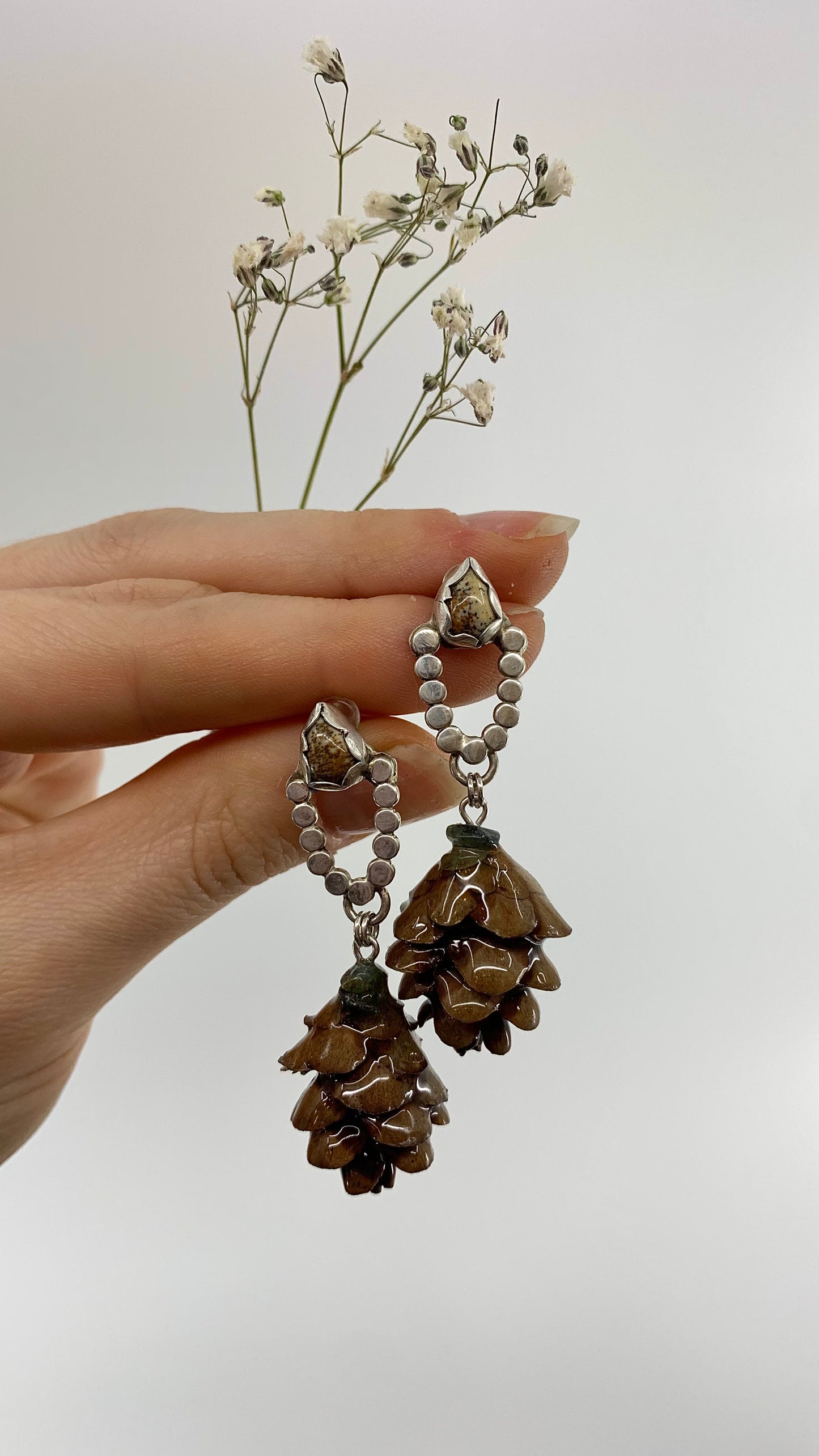 Hemlock Pinecone Earrings