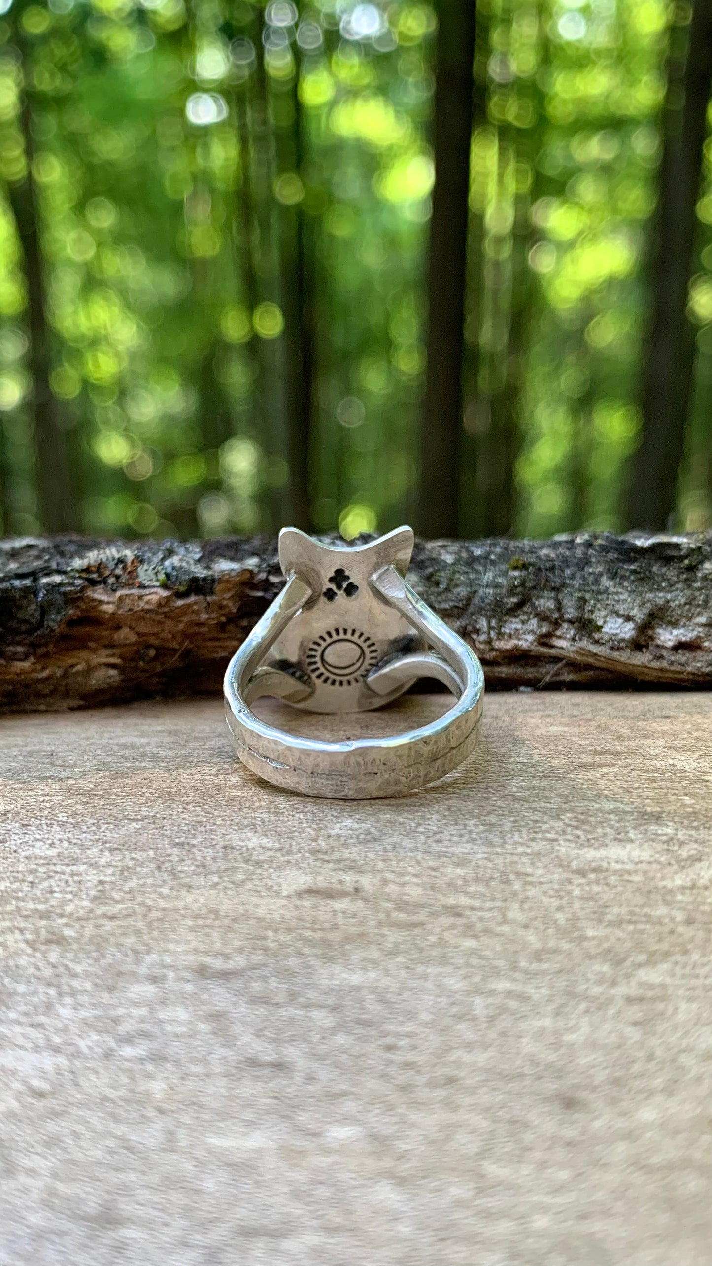 Labradorite & Moon Ring