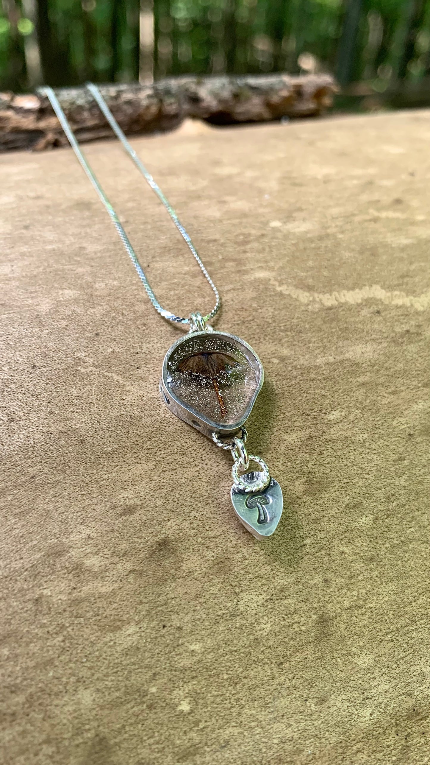 Mushroom & Jasper Necklace