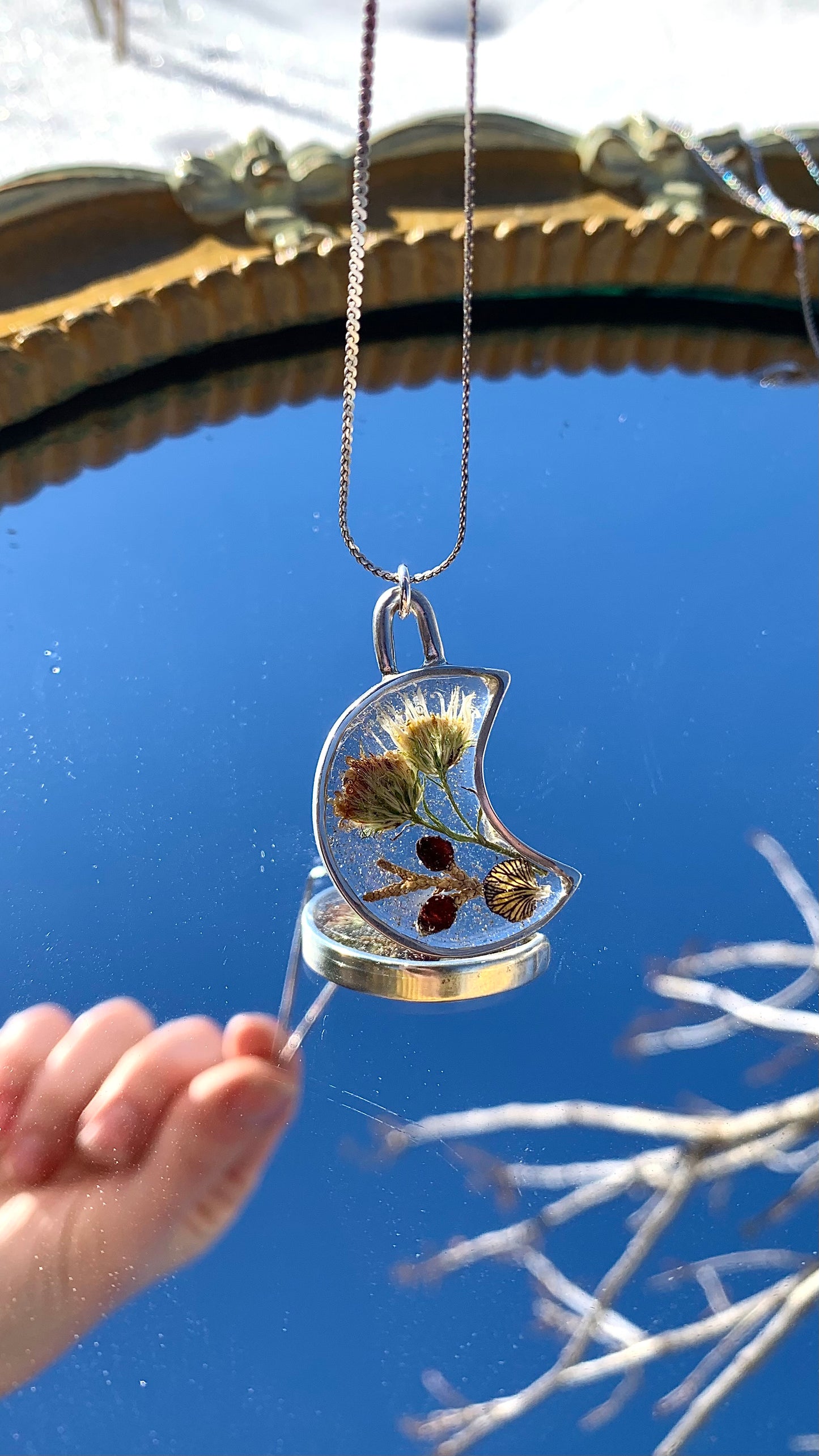 Foraged Findings Moon Necklace