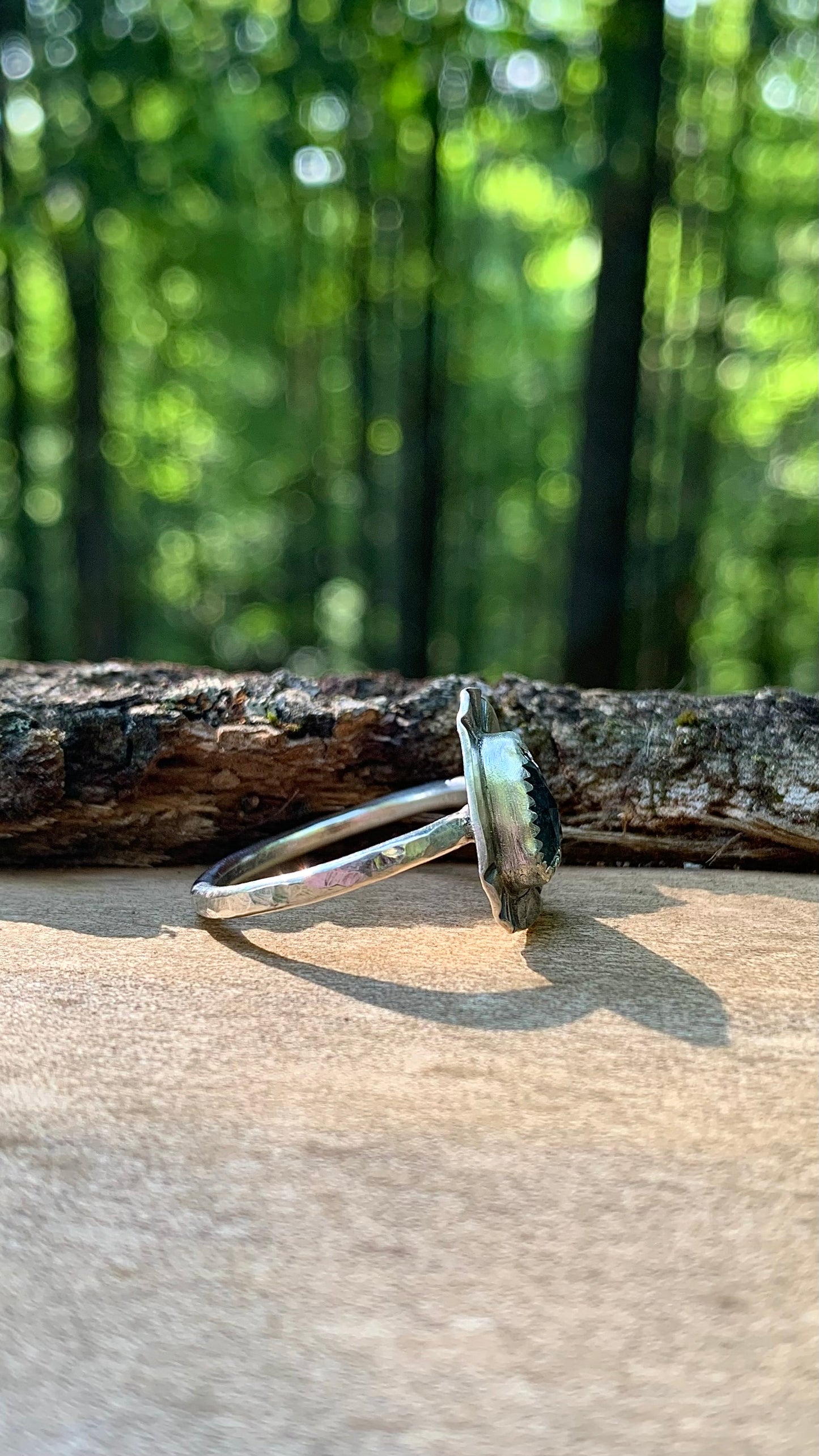 Teal Kyanite Ring