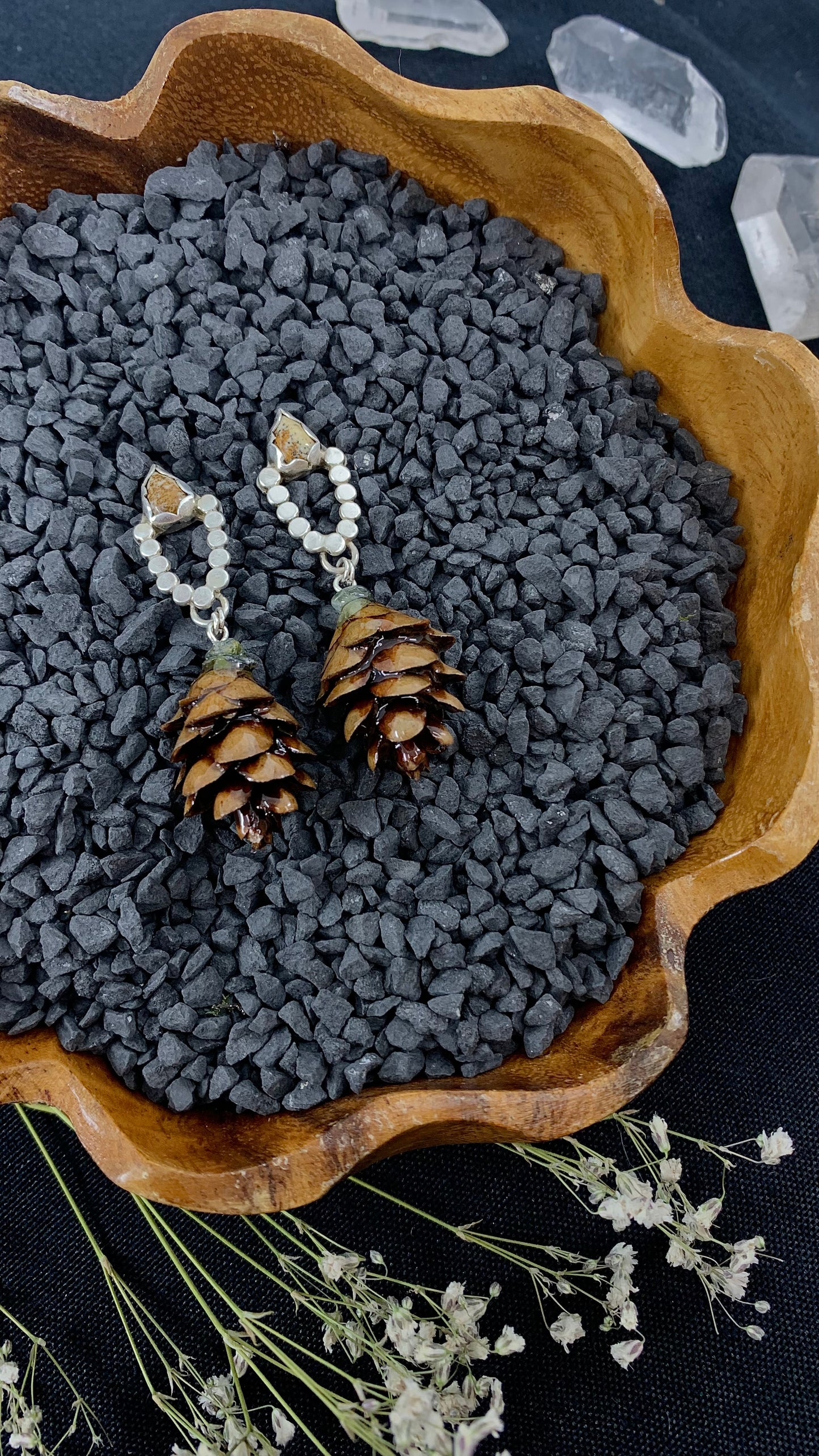 Hemlock Pinecone Earrings
