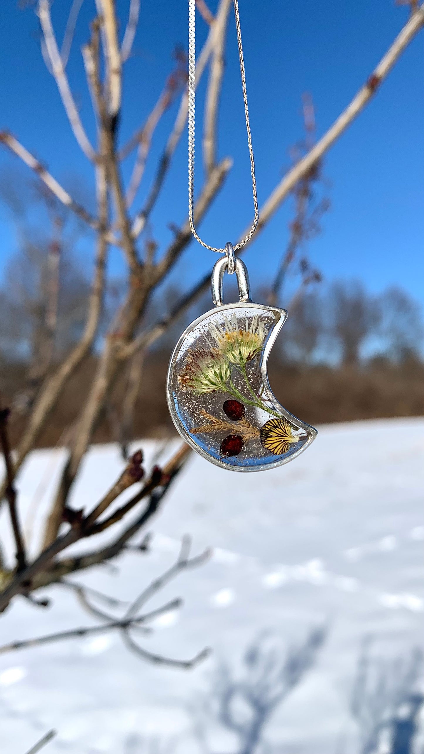 Foraged Findings Moon Necklace