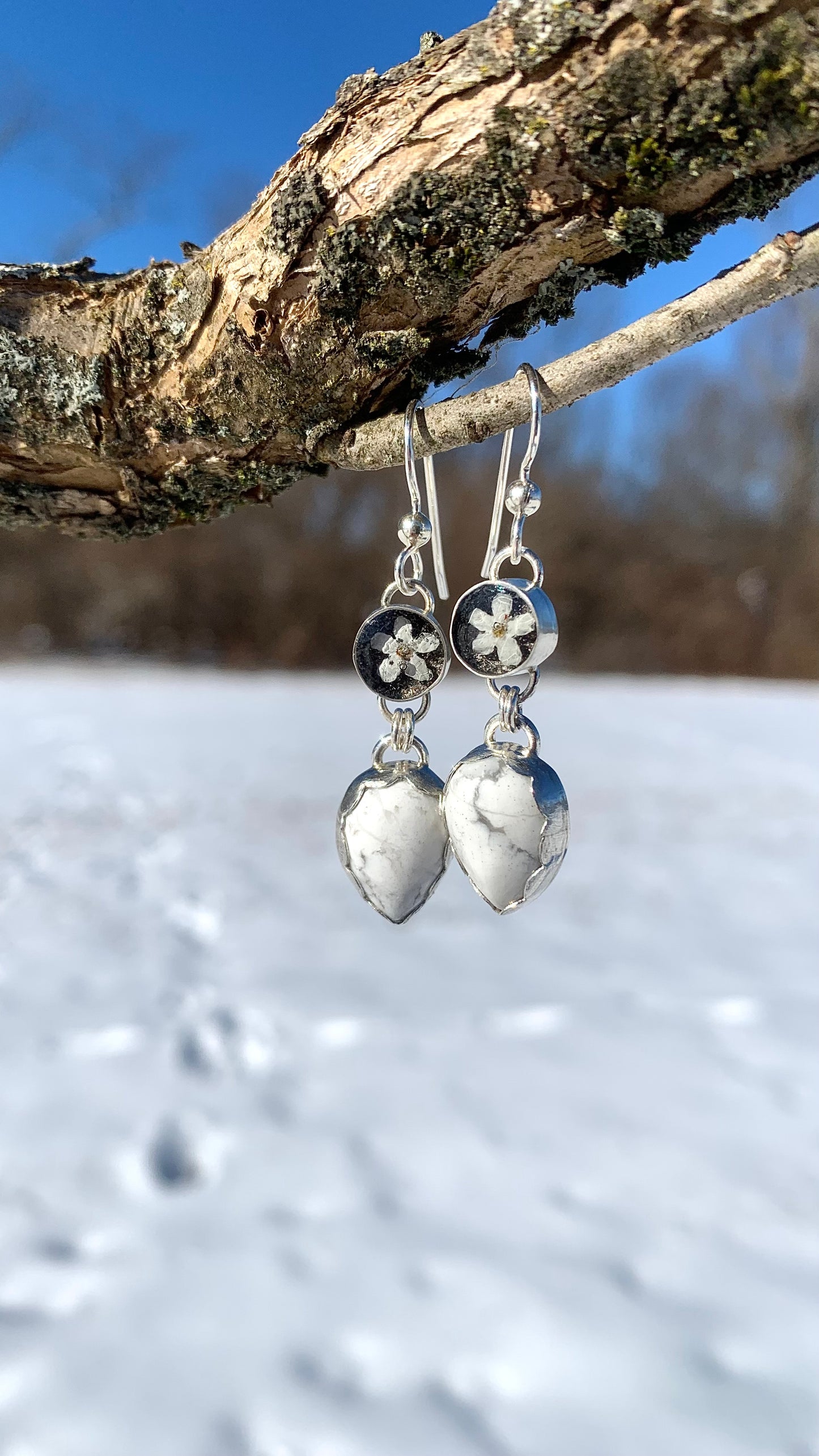 Dainty Forget-Me-Not Earrings