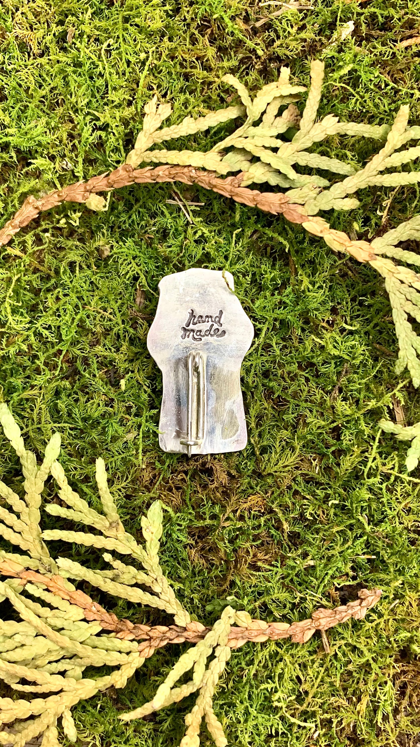 Tiger’s Eye Mini Mushroom Pin