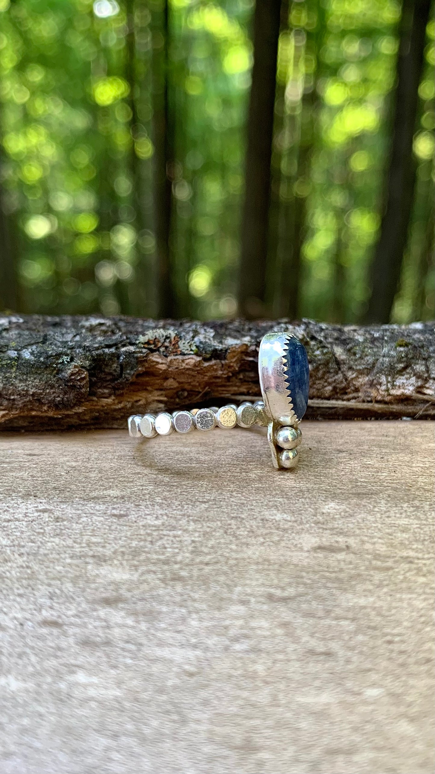 Blue Kyanite Ring