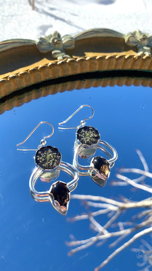 Queen Anne’s Lace (Snowflake) Earrings