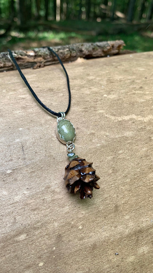 Jade & Hemlock Necklace